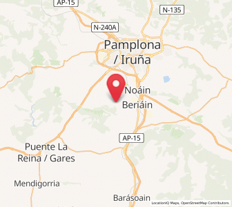 Map of Arlegui, Navarre