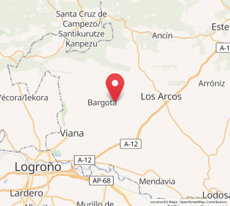 Map of Armañanzas, Navarre