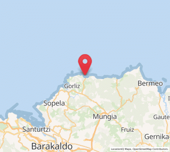 Map of Armintza, Basque Country