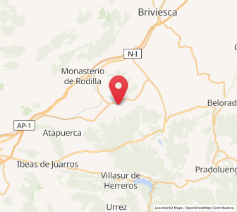 Map of Arraya de Oca, Castille and León