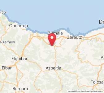Map of Arroa Goia, Basque Country
