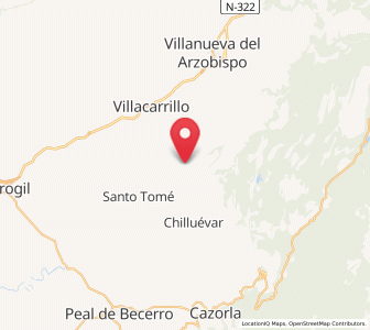 Map of Arroturas, Andalusia