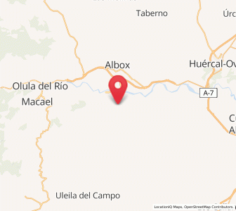 Map of Arroyo Albanchez, Andalusia