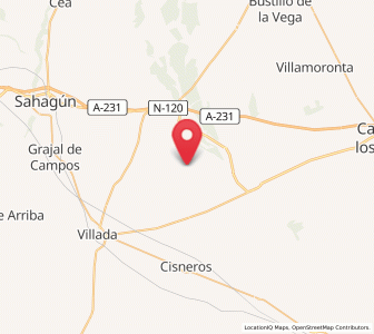 Map of Arroyo, Castille and León