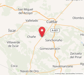 Map of Arroyo de Cuéllar, Castille and León