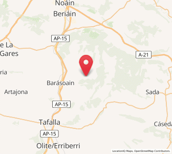 Map of Artariáin, Navarre