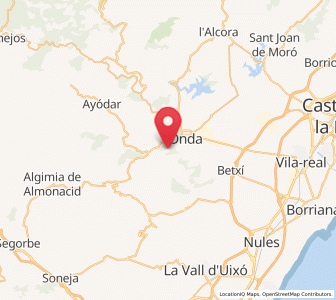 Map of Artesa, Valencia