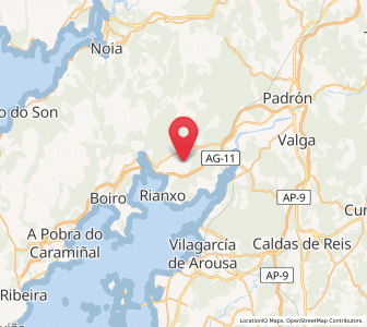 Map of Asadelos, Galicia