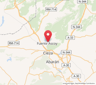 Map of Ascoy, Murcia