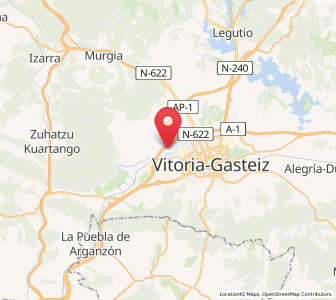 Map of Astegieta, Basque Country