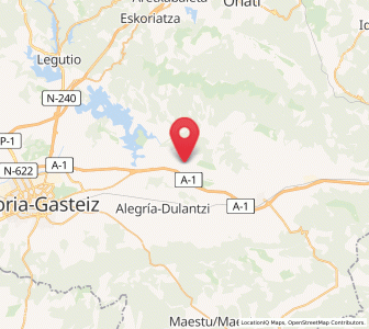 Map of Audikana, Basque Country