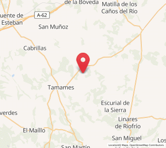 Map of Avililla de la Sierra, Castille and León