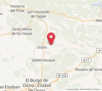 Map of Aylagas, Castille and León