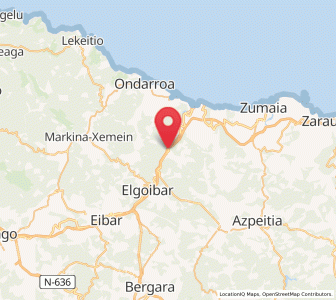 Map of Azpilgoeta, Basque Country