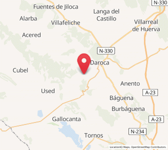 Map of Balconchán, Aragon