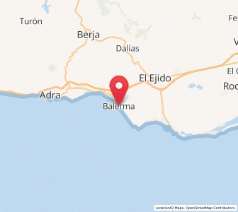 Map of Balerma, Andalusia