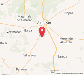 Map of Balluncar, Castille and León