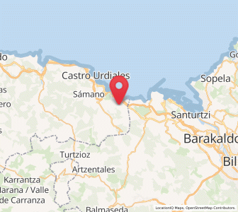 Map of Baltezana, Cantabria