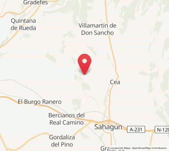 Map of Banecidas, Castille and León