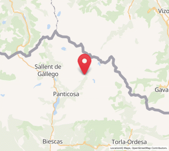 Map of Baños de Panticosa, Aragon