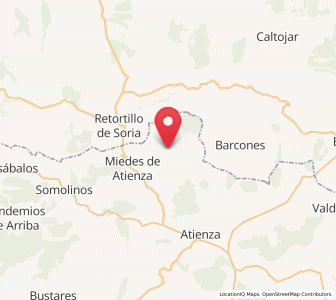 Map of Bañuelos, Castille-La Mancha