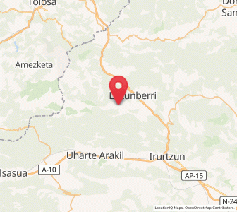 Map of Baráibar, Navarre
