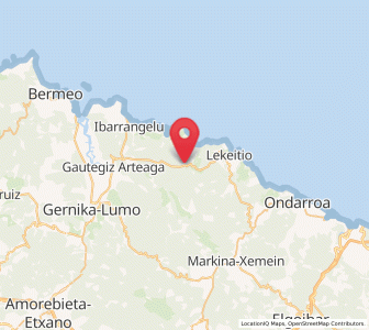 Map of Barainka, Basque Country