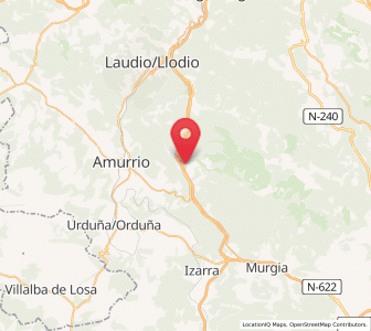 Map of Baranbio, Basque Country