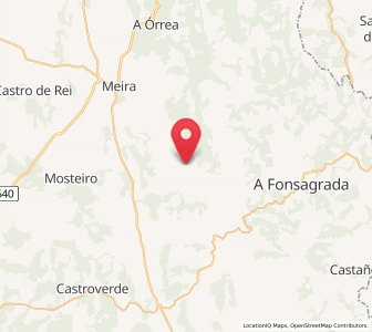 Map of Barangón, Galicia