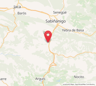 Map of Baranguá, Aragon