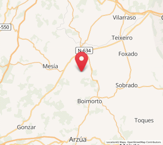 Map of Barbeito, Galicia