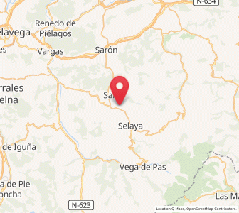 Map of Bárcena de Carriedo, Cantabria