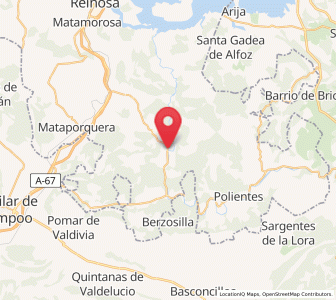 Map of Bárcena de Ebro, Cantabria