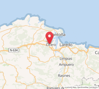 Map of Barrio de la Fragua, Cantabria