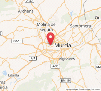 Map of Barrio Los Jerónimos, Murcia