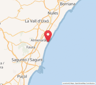 Map of Barrio-Mar, Valencia