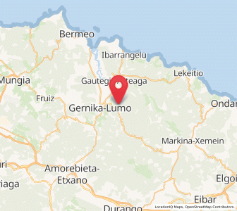 Map of Barroeta, Basque Country