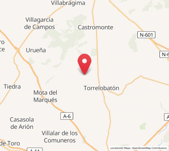 Map of Barruelo, Castille and León