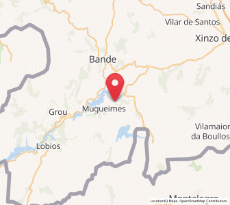 Map of Barxés, Galicia