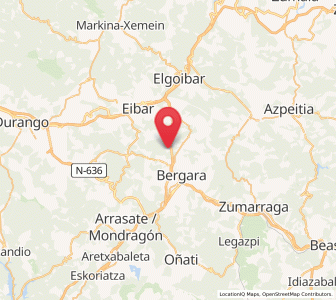 Map of Basalgo, Basque Country