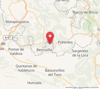 Map of Báscones de Ebro, Castille and León