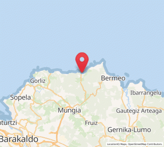 Map of Basigo, Basque Country