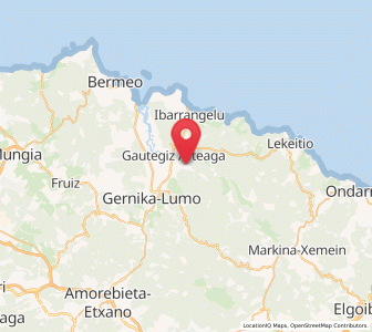 Map of Basondo, Basque Country