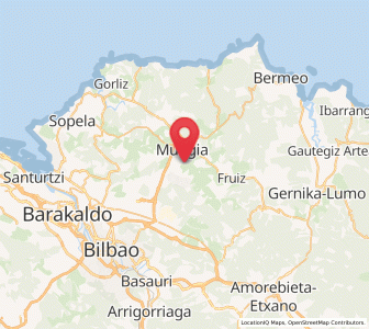 Map of Basozabal, Basque Country