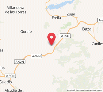 Map of Baúl, Andalusia