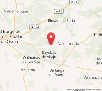 Map of Bayubas de Arriba, Castille and León