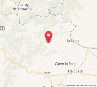 Map of Bel, Valencia