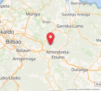 Map of Belarrinaga, Basque Country