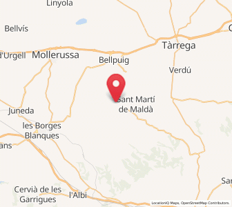 Map of Belianes, Catalonia