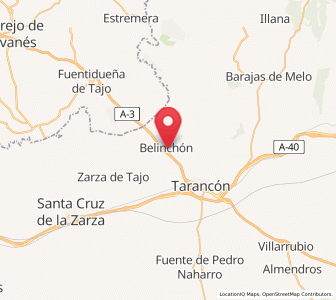 Map of Belinchón, Castille-La Mancha